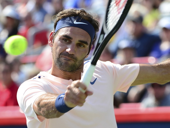 Roger Federer visera un 94e titre dimanche. © KEYSTONE/AP The Canadian Press/PAUL CHIASSON