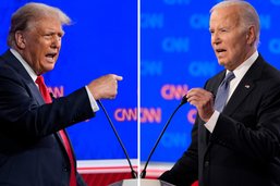 Débat tendu entre un Trump plein d'aplomb et un Biden embrouillé